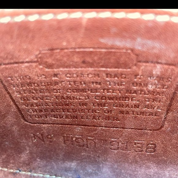 Vintage Leather Coach Purse in Brown - Picture 9 of 9